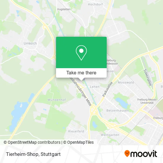 Карта Tierheim-Shop