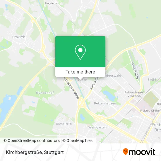 Карта Kirchbergstraße