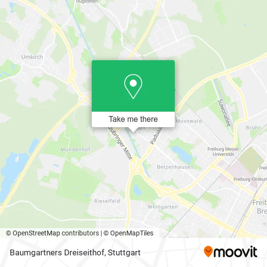 Карта Baumgartners Dreiseithof