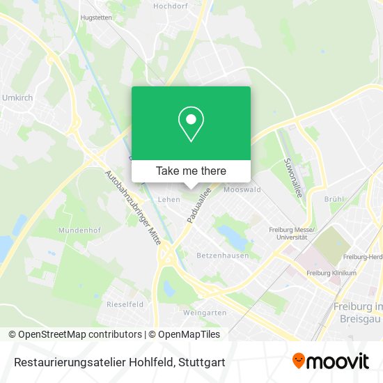 Restaurierungsatelier Hohlfeld map
