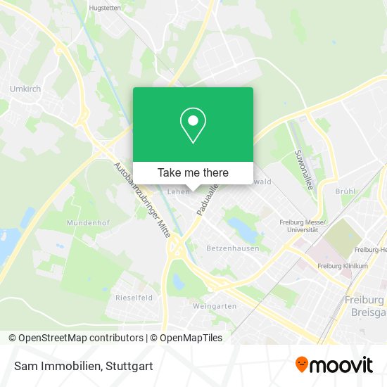 Карта Sam Immobilien