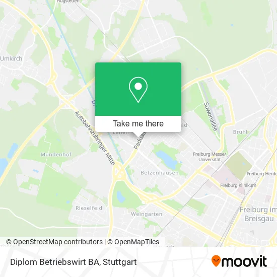 Карта Diplom Betriebswirt BA