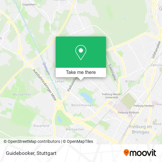 Карта Guidebooker
