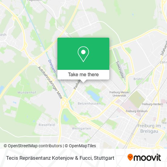 Tecis Repräsentanz Kotenjow & Fucci map