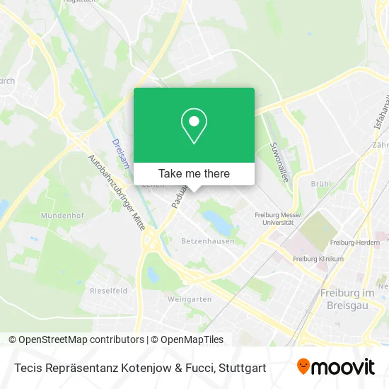 Карта Tecis Repräsentanz Kotenjow & Fucci