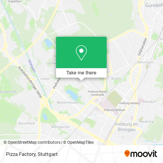 Карта Pizza Factory