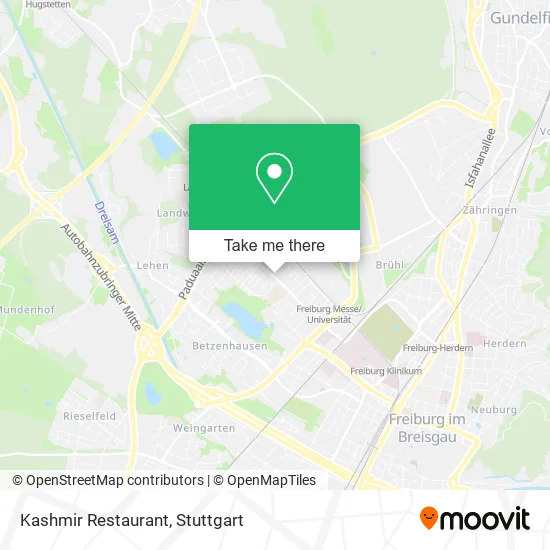 Карта Kashmir Restaurant