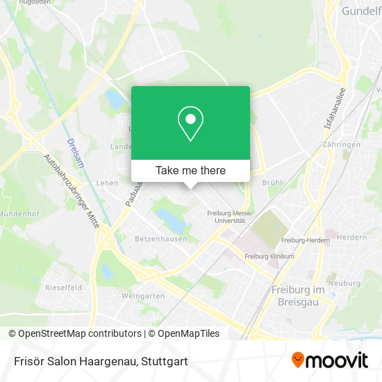 Карта Frisör Salon Haargenau