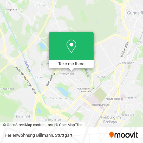 Карта Ferienwohnung Billmann