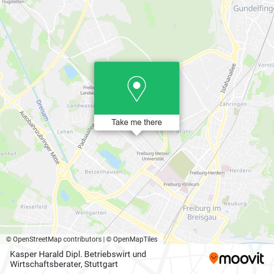 Kasper Harald Dipl. Betriebswirt und Wirtschaftsberater map
