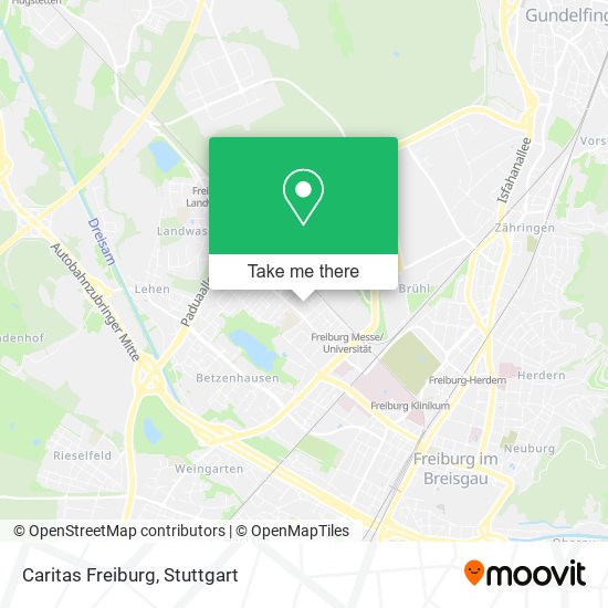 Карта Caritas Freiburg