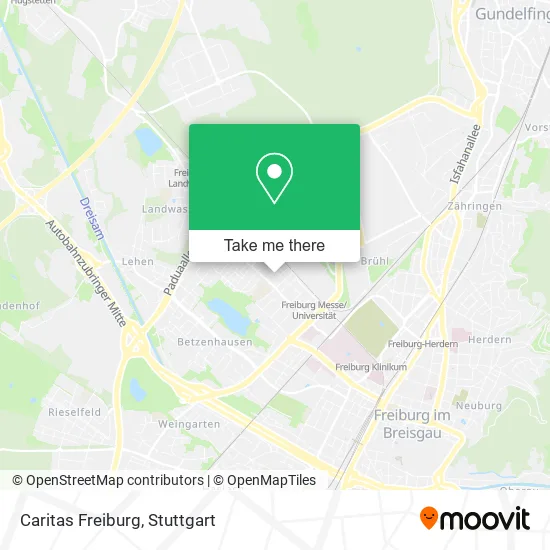 Карта Caritas Freiburg