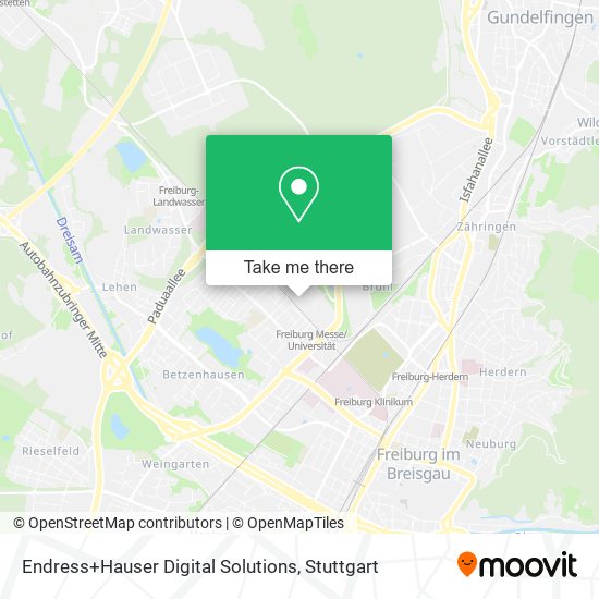 Карта Endress+Hauser Digital Solutions