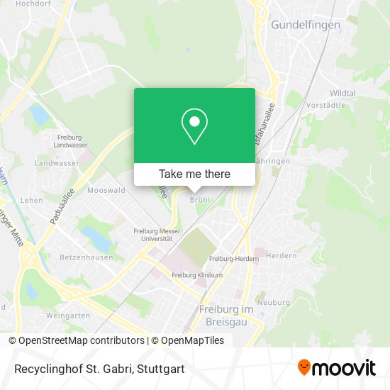 Recyclinghof St. Gabri map