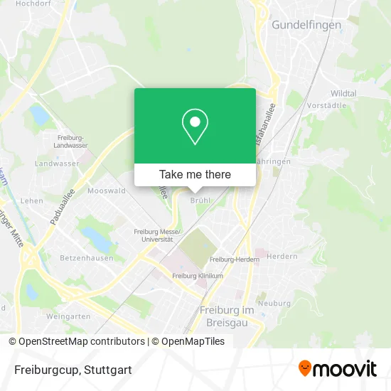 Карта Freiburgcup