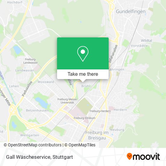 Gall Wäscheservice map