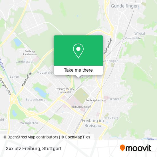 Карта Xxxlutz Freiburg