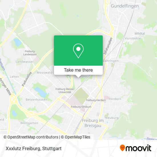 Карта Xxxlutz Freiburg