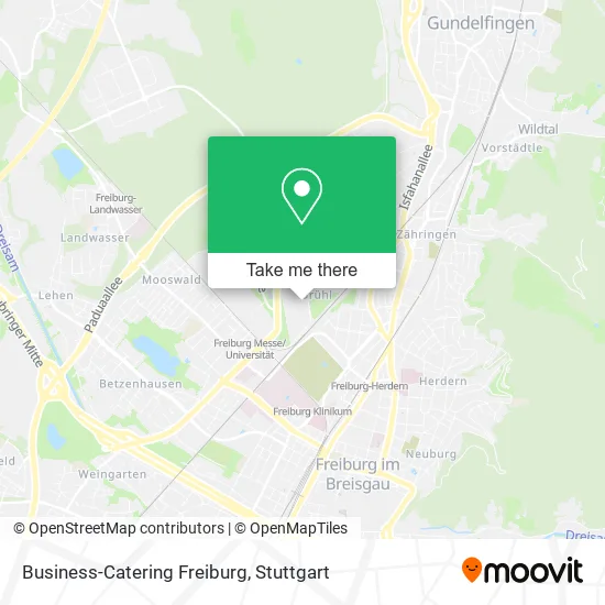 Карта Business-Catering Freiburg