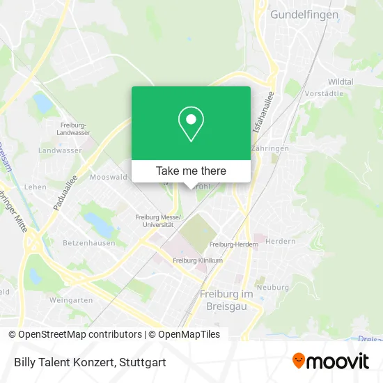 Карта Billy Talent Konzert