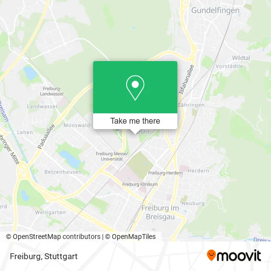 Карта Freiburg