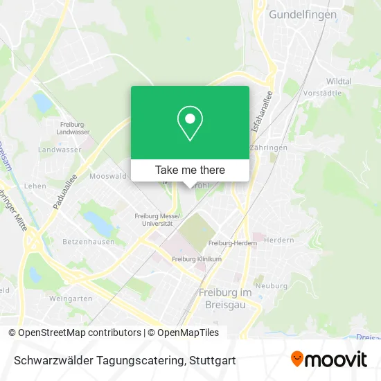 Карта Schwarzwälder Tagungscatering