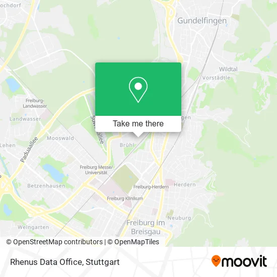 Карта Rhenus Data Office