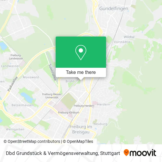 Карта Dbd Grundstück & Vermögensverwaltung