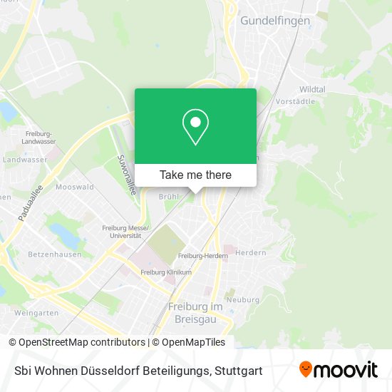 Sbi Wohnen Düsseldorf Beteiligungs map