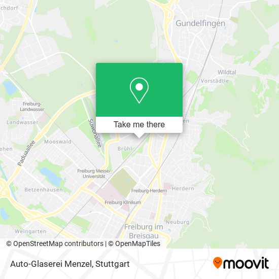 Auto-Glaserei Menzel map