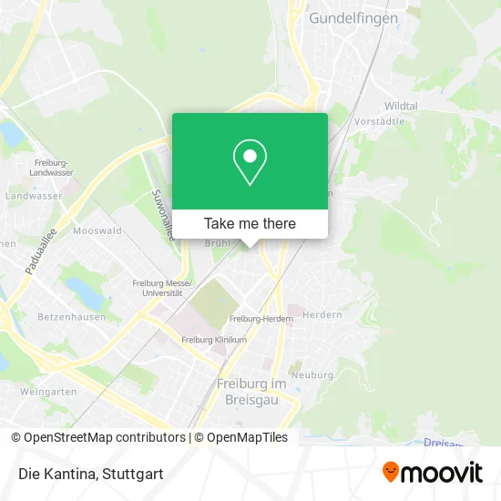 Карта Die Kantina