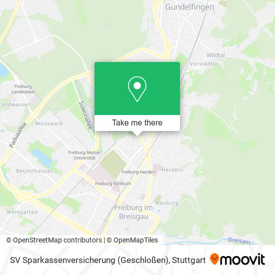 Карта SV Sparkassenversicherung (Geschloßen)