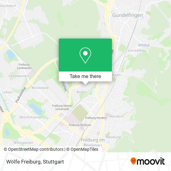 Карта Wölfe Freiburg
