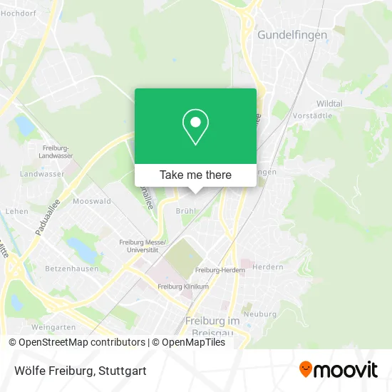 Карта Wölfe Freiburg