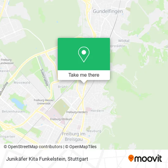 Карта Junikäfer Kita Funkelstein
