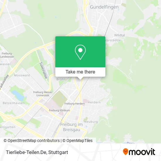 Карта Tierliebe-Teilen.De
