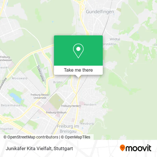 Карта Junikäfer Kita Vielfalt