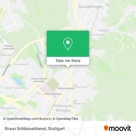 Карта Braun Schlüsseldienst