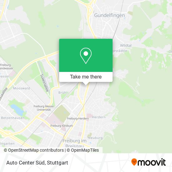 Auto Center Süd map