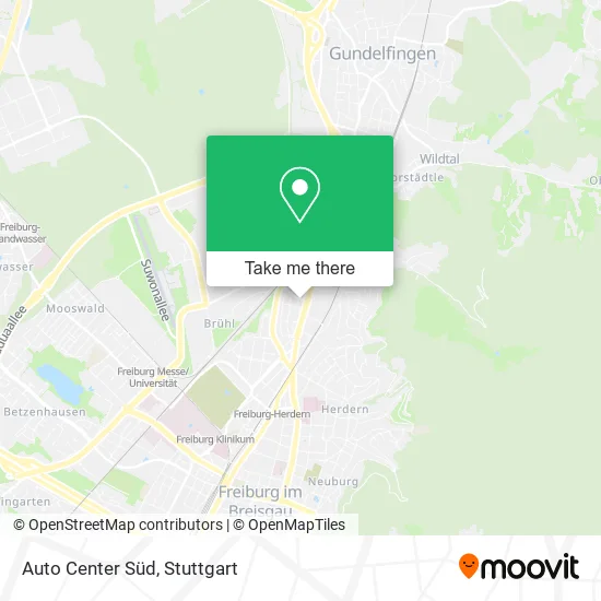 Карта Auto Center Süd