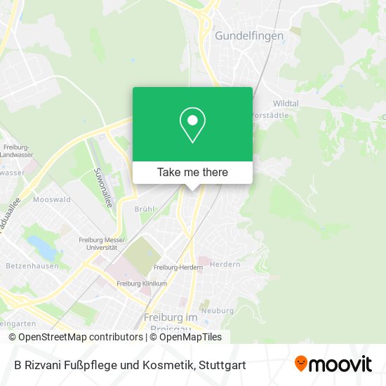 B Rizvani Fußpflege und Kosmetik map