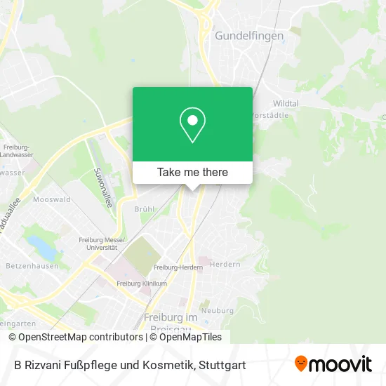 Карта B Rizvani Fußpflege und Kosmetik