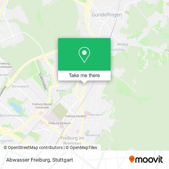 Карта Abwasser Freiburg