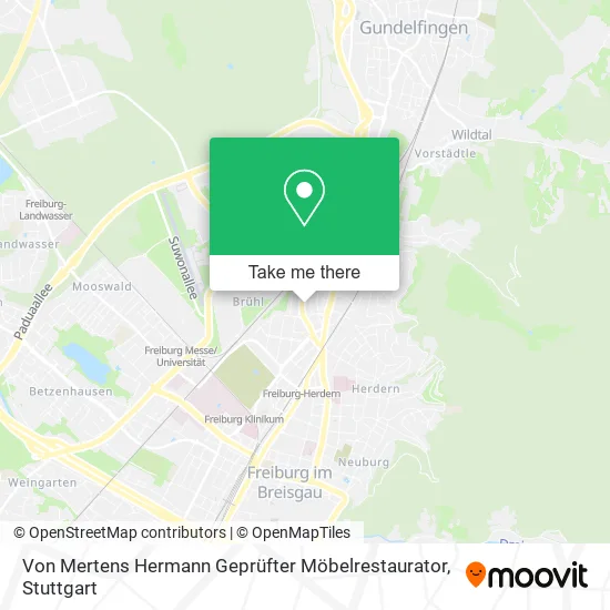 Карта Von Mertens Hermann Geprüfter Möbelrestaurator