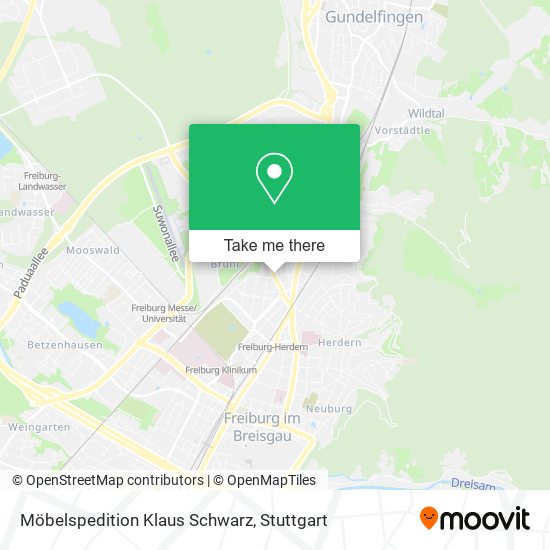 Möbelspedition Klaus Schwarz map