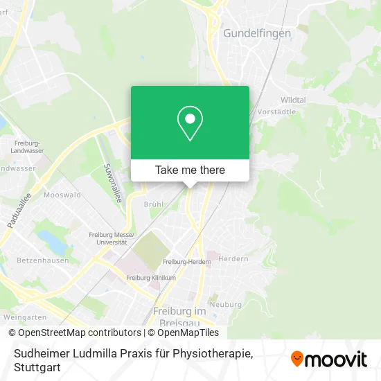 Карта Sudheimer Ludmilla Praxis für Physiotherapie