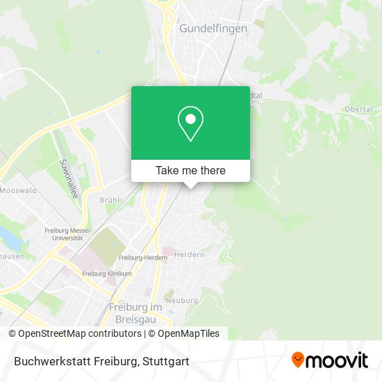 Карта Buchwerkstatt Freiburg