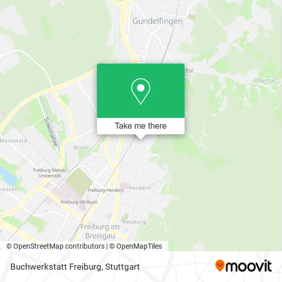 Карта Buchwerkstatt Freiburg