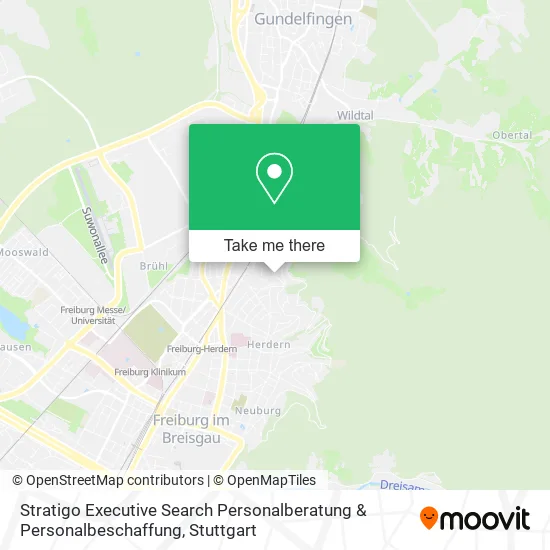 Карта Stratigo Executive Search Personalberatung & Personalbeschaffung