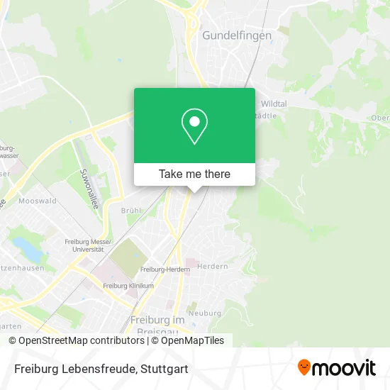Карта Freiburg Lebensfreude